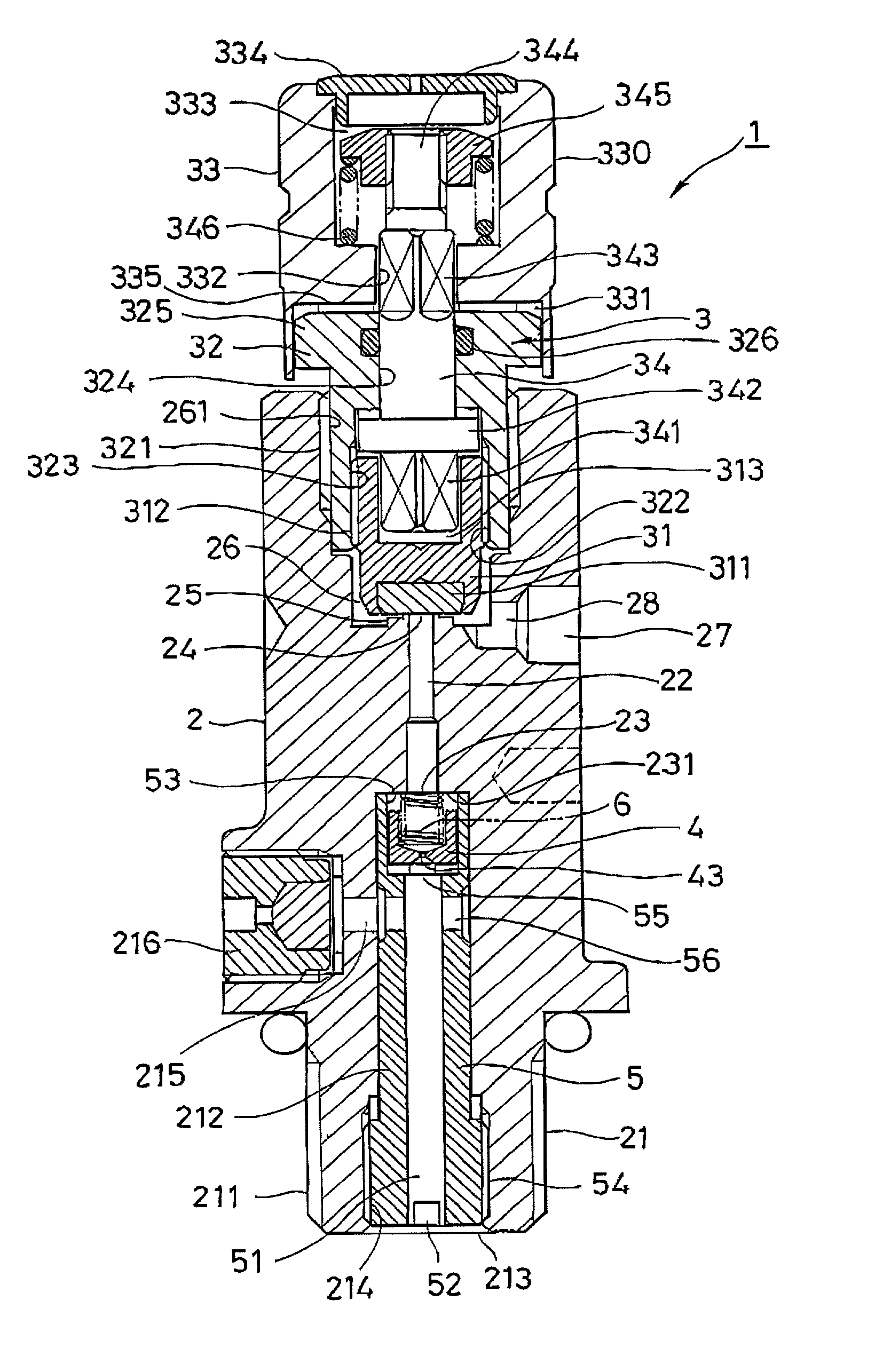 Valve for use in high pressure gas containers