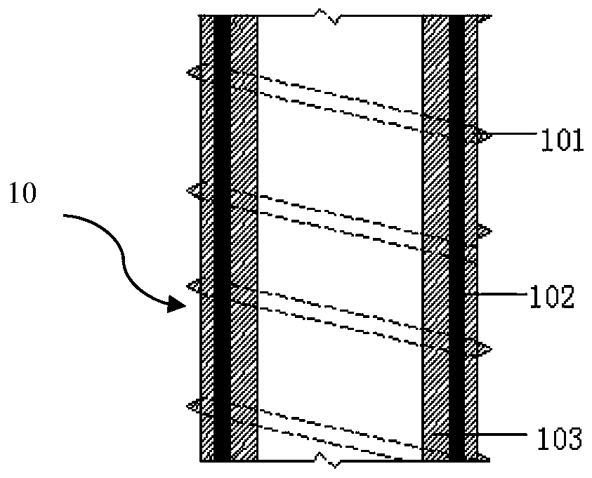 Prestressed light pile for rapidly anchoring emergency bridge inhaul cable and construction method of prestressed light pile