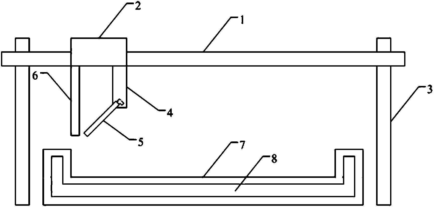 3D printing method for building beam component