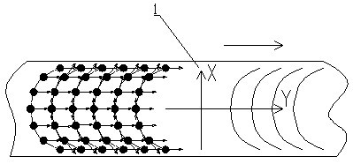 Uniform cooling device for steel plates with curved water outlets