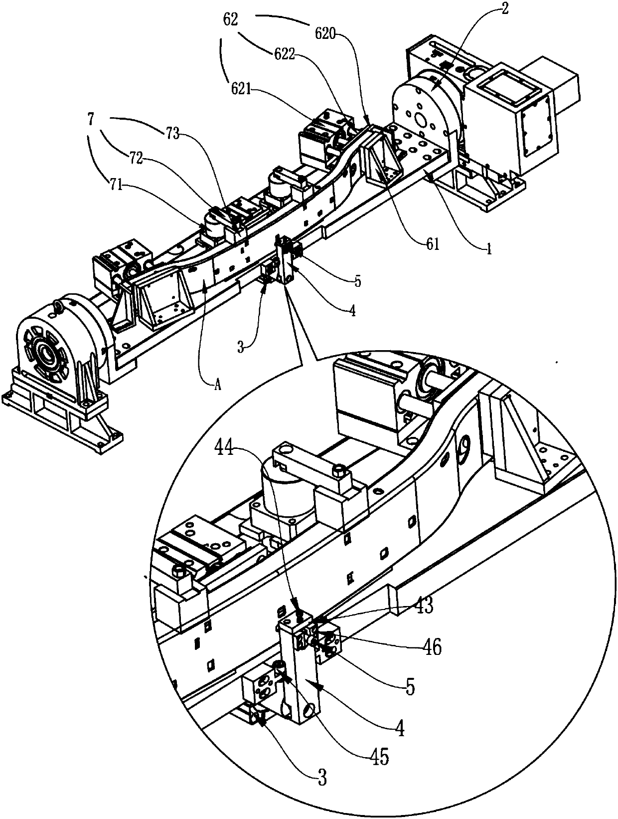 An automatic positioning device for automobile bumper