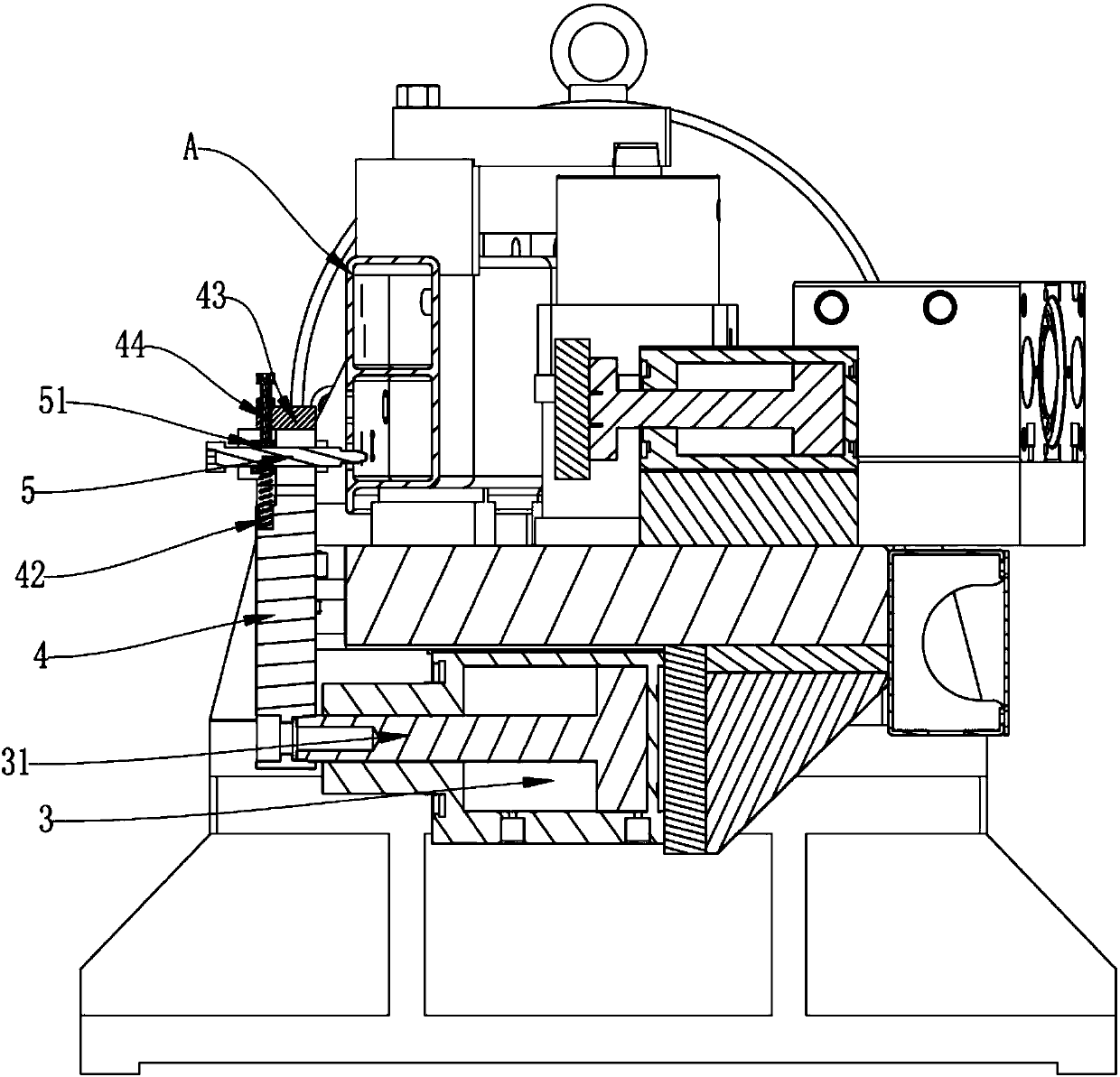 An automatic positioning device for automobile bumper