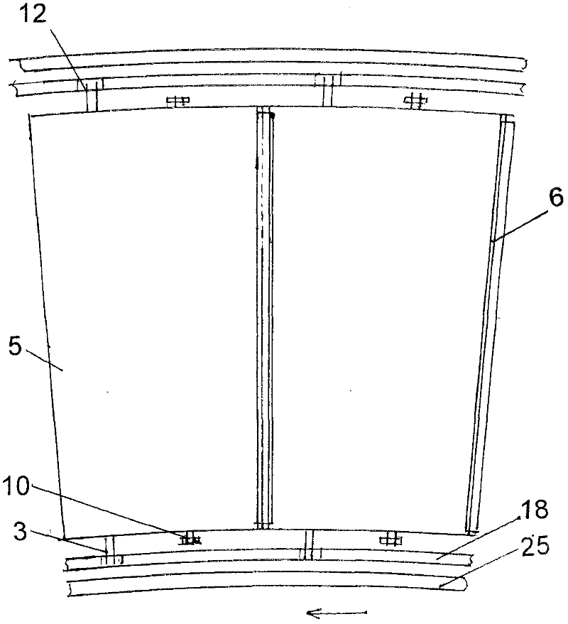 Circulating cooling water low-temperature exhaust heat drying bed for large-scale power station