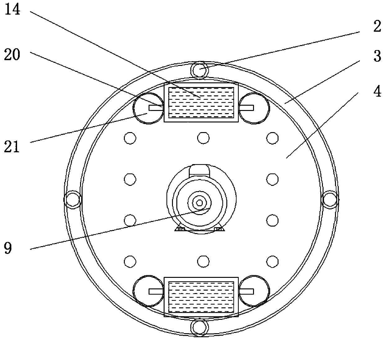 Ceiling lamp for hotel