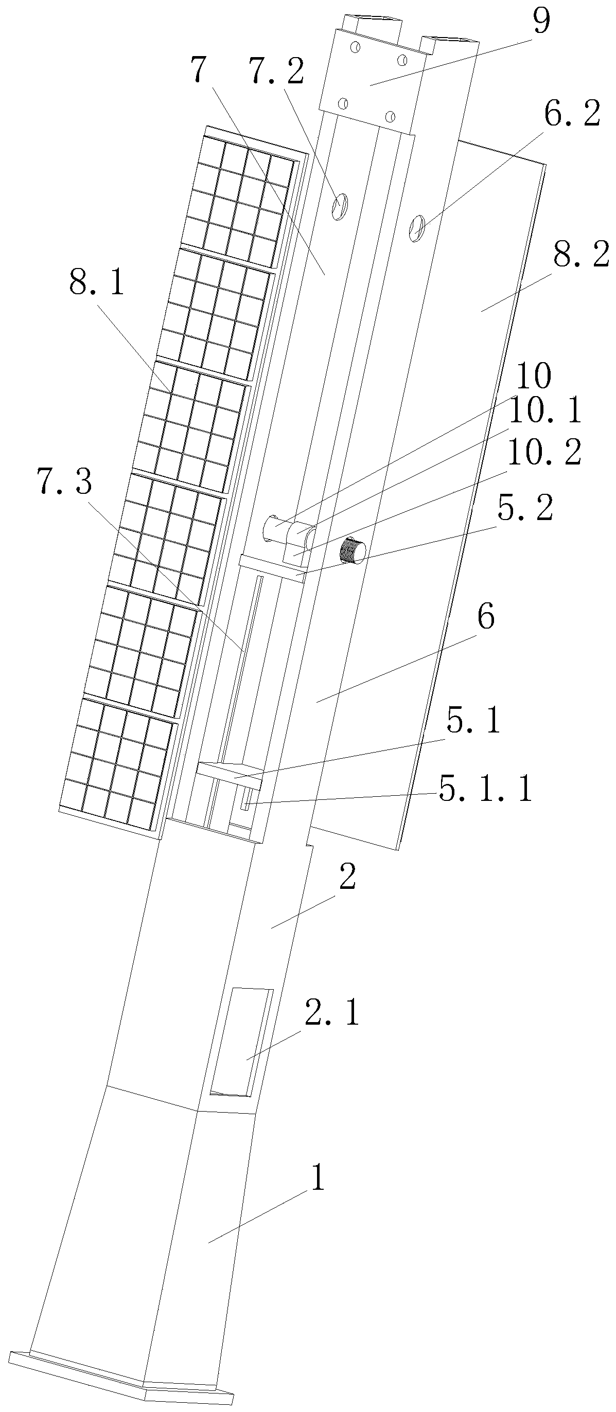 Intelligent street lamp based on 5G communication module