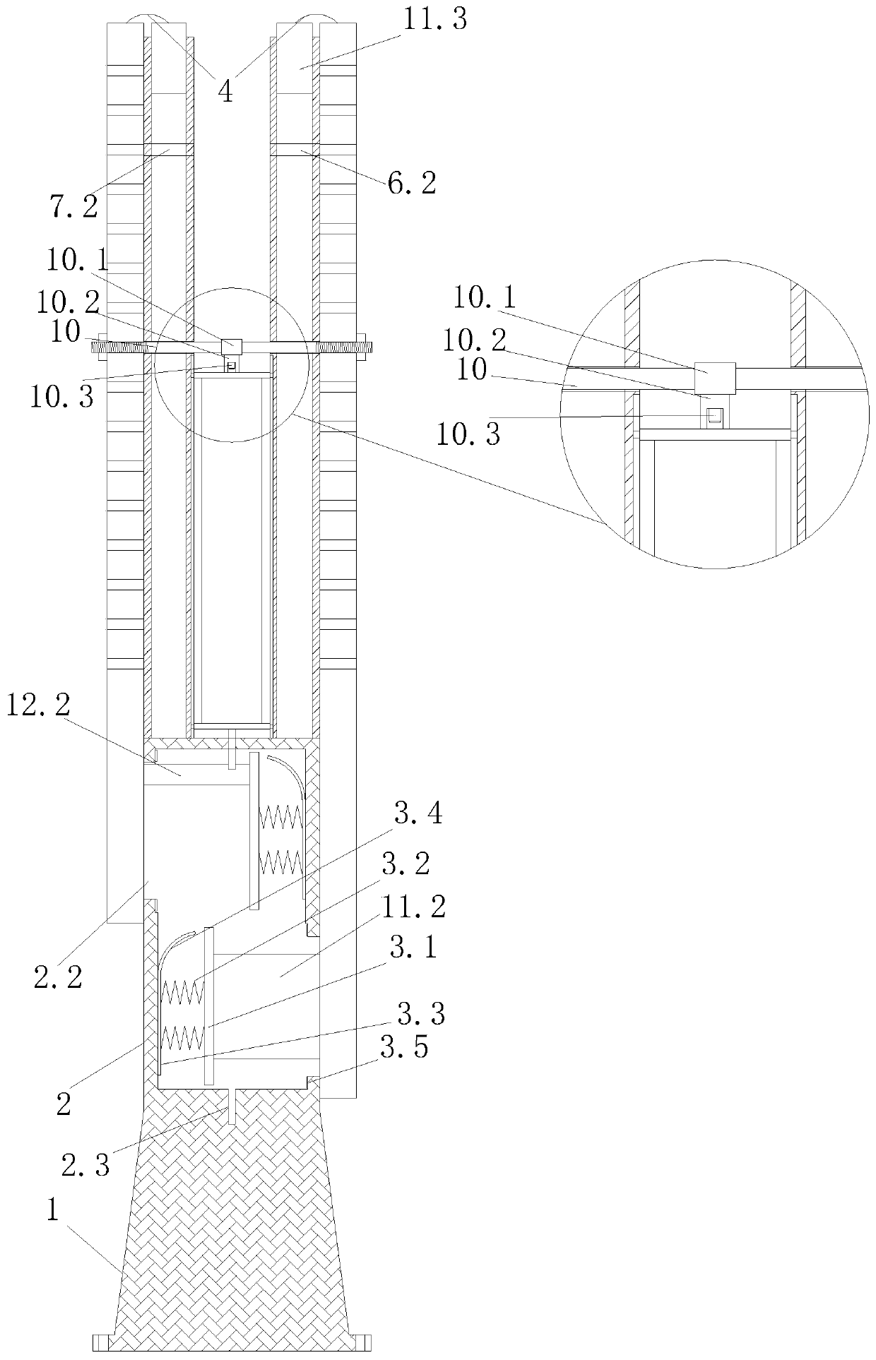 Intelligent street lamp based on 5G communication module