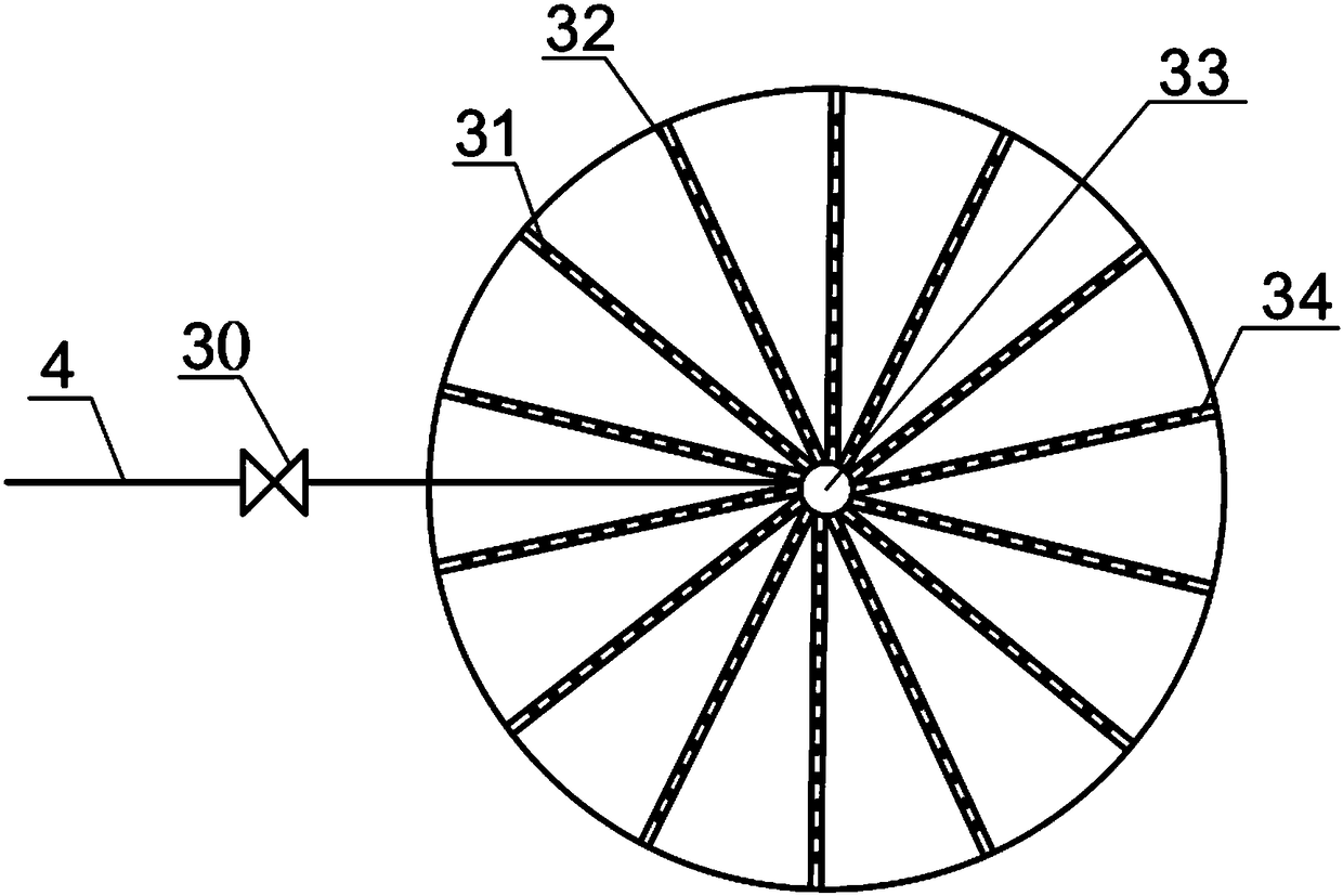 Oil-containing sludge smoldering treatment device