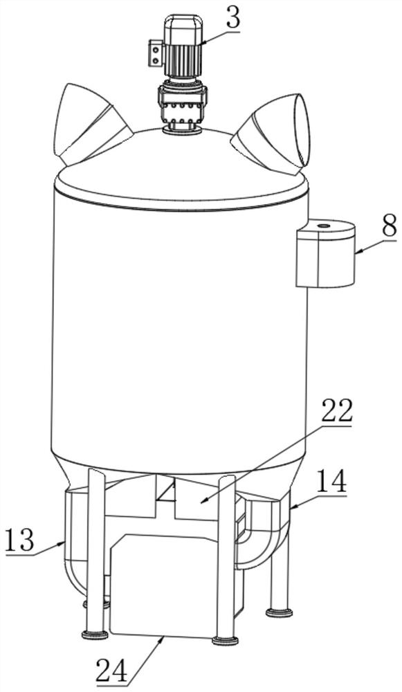 Waste gas treatment device of thermal power plant