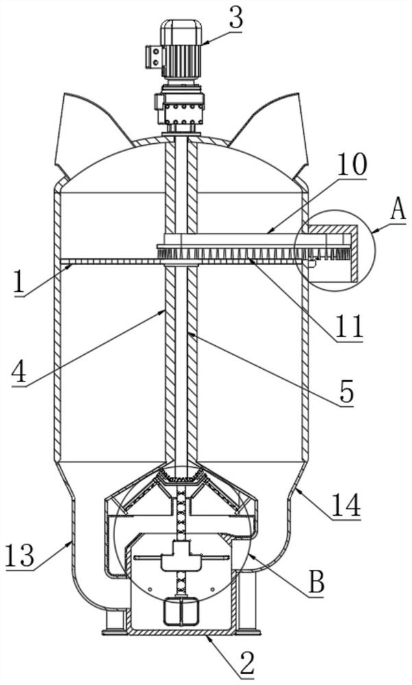 Waste gas treatment device of thermal power plant