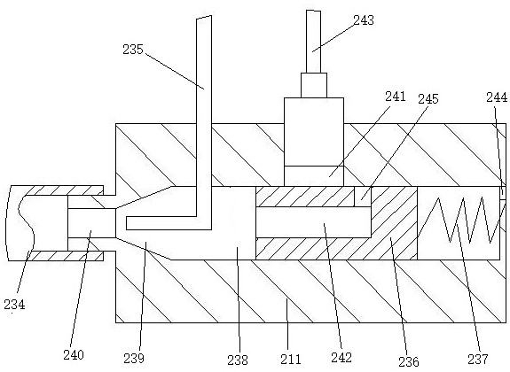 Drive axle assembly with shock absorber assisting in absorbing side impact energy