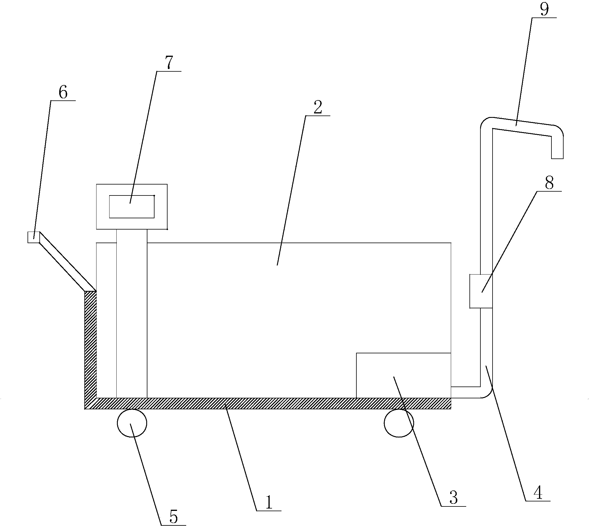 Accurate PEG (polyethylene glycol) liquid pumping device