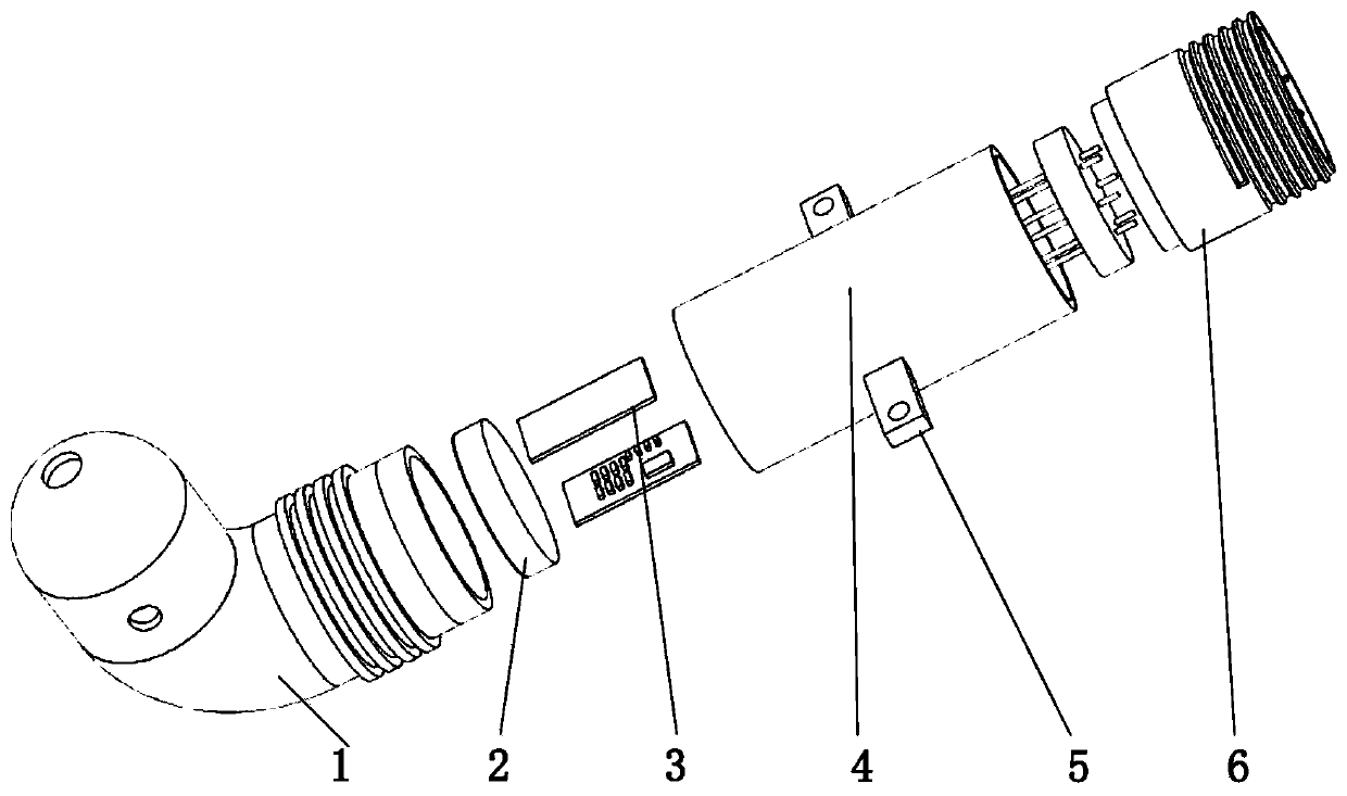 Pressure sensor system for compressor outlet pressure measurement