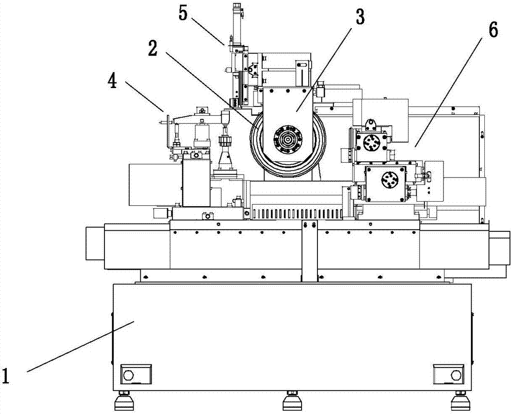 Rotor slot grinding machine