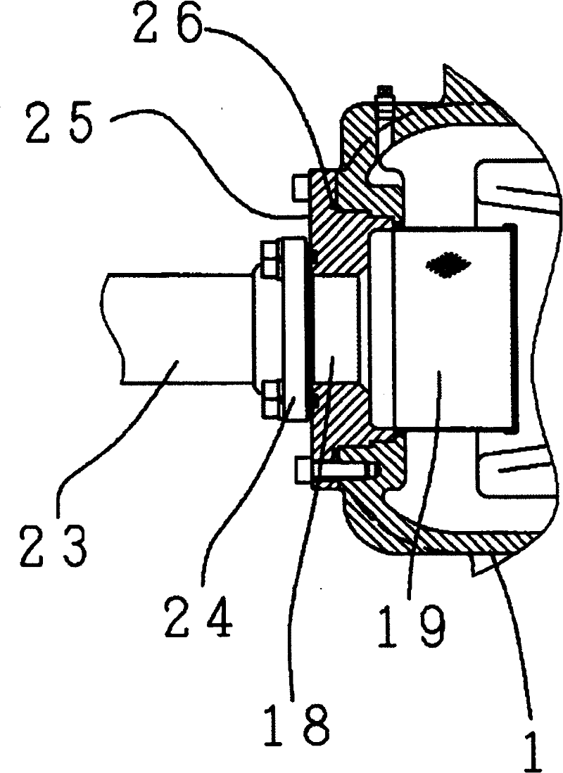 Enclosed compressor for refrigeration agent for air conditioner or refrigerator