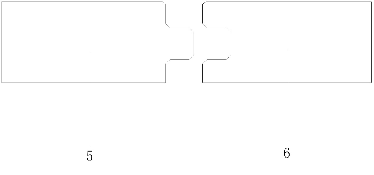 Large-area solid wood composite block floor as well as production method and installation method thereof