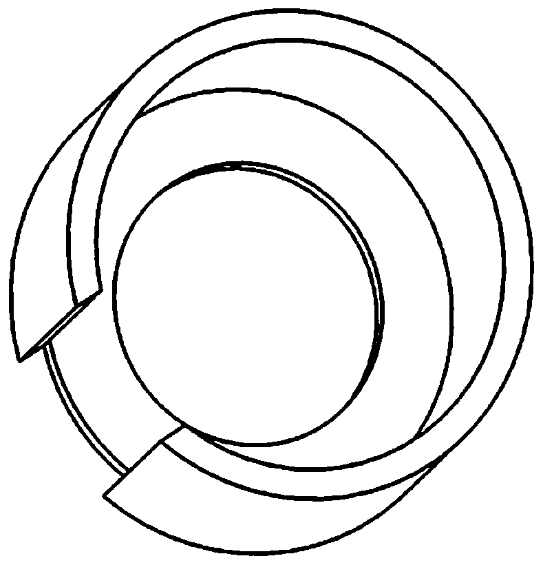 Induction heating coil applied to hot-charging knife handle