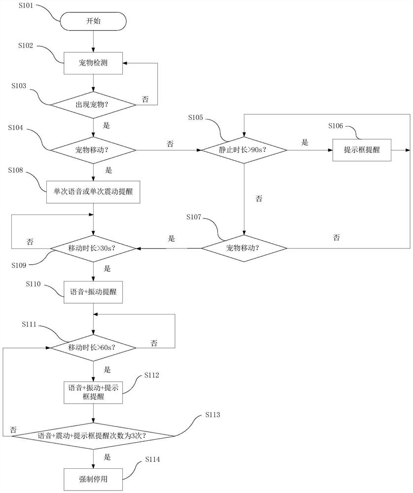 Pet reminding method, VR equipment and readable storage medium