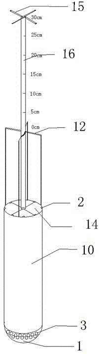 Quantitative compost sampler and its sampling method