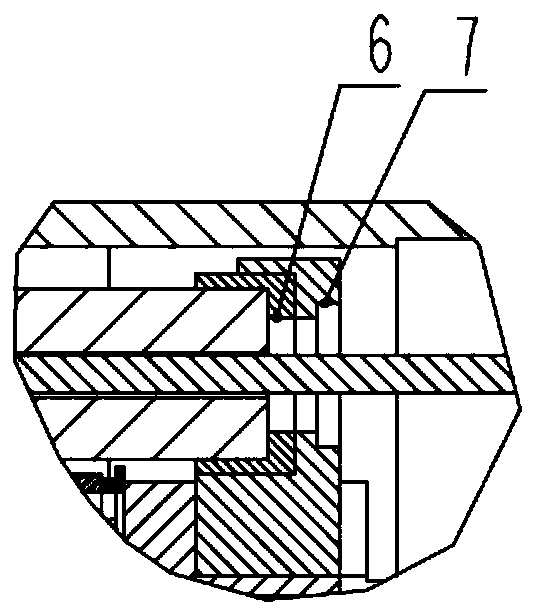 A lvdt sensor installation structure for an actuator