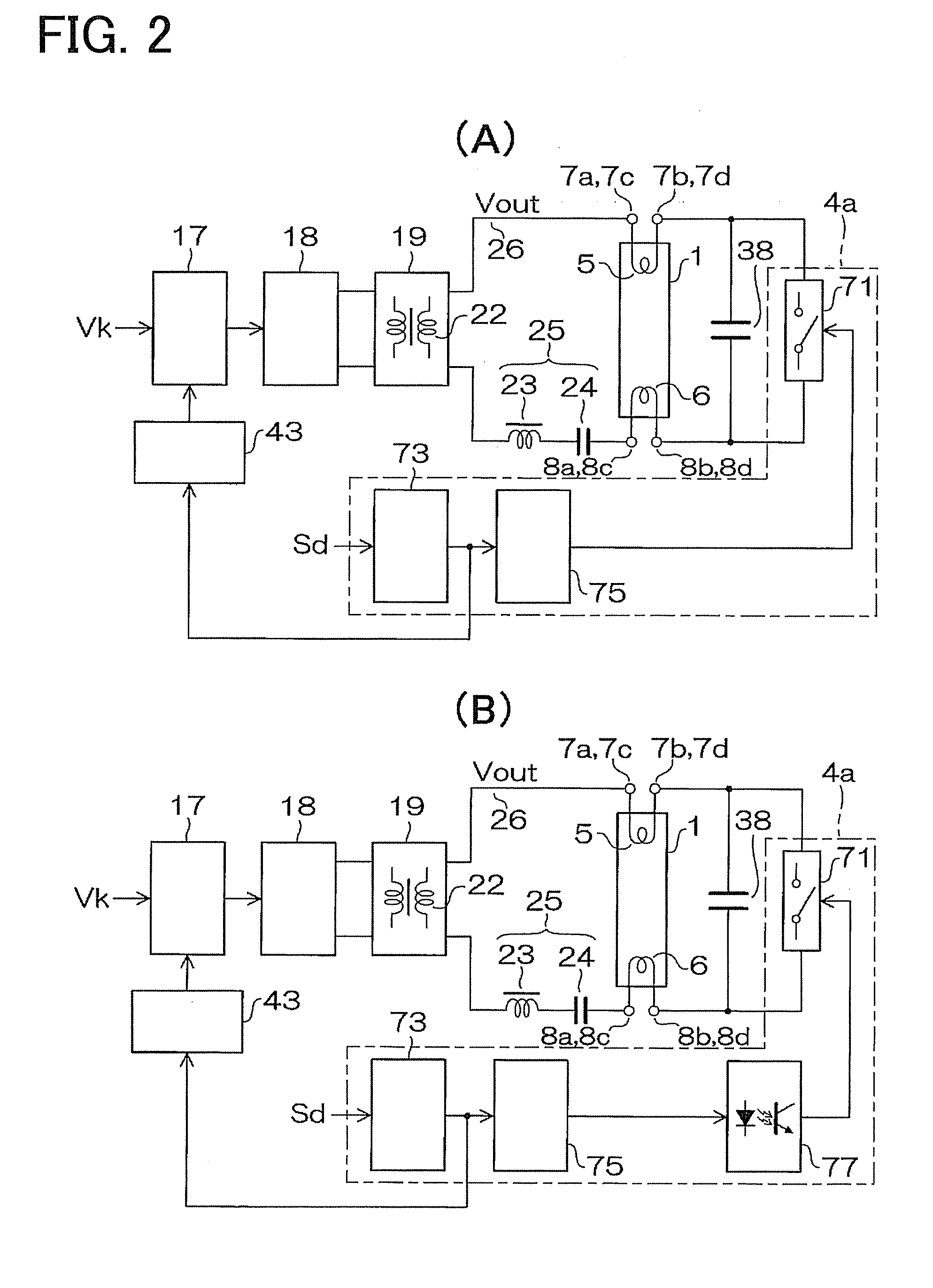 Fluorescent lamp drive and a protection circuit therein