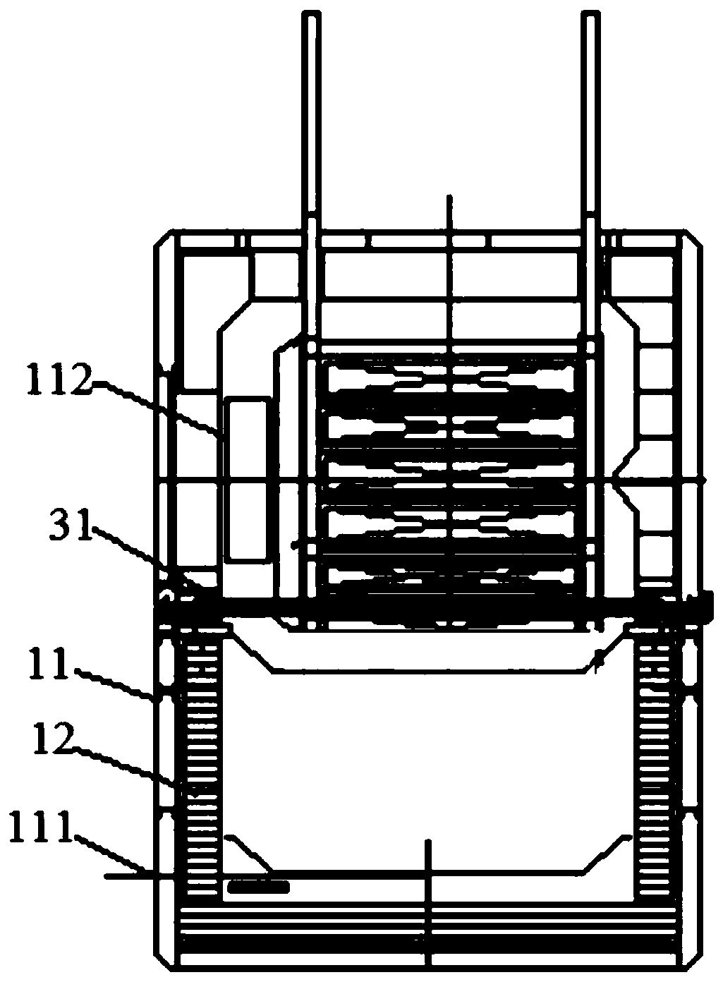 Roller bar furnace for aluminum alloy plate