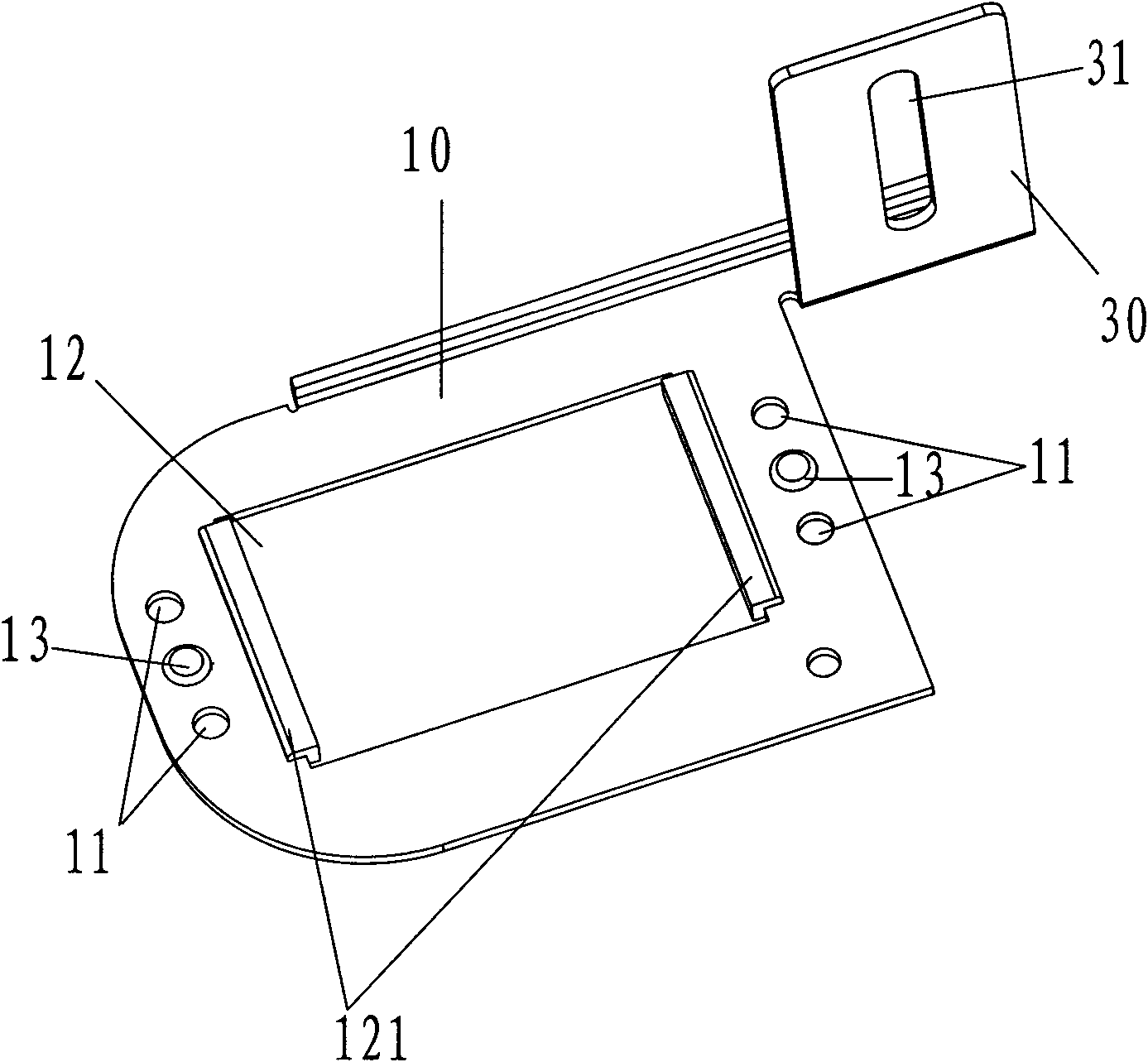 Fixing frame of Illuminating lamp driving device,, driving device and illuminating lamp