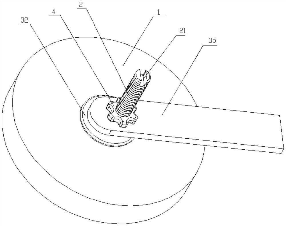 An occipital bone fixation component for occipital-cervical fusion