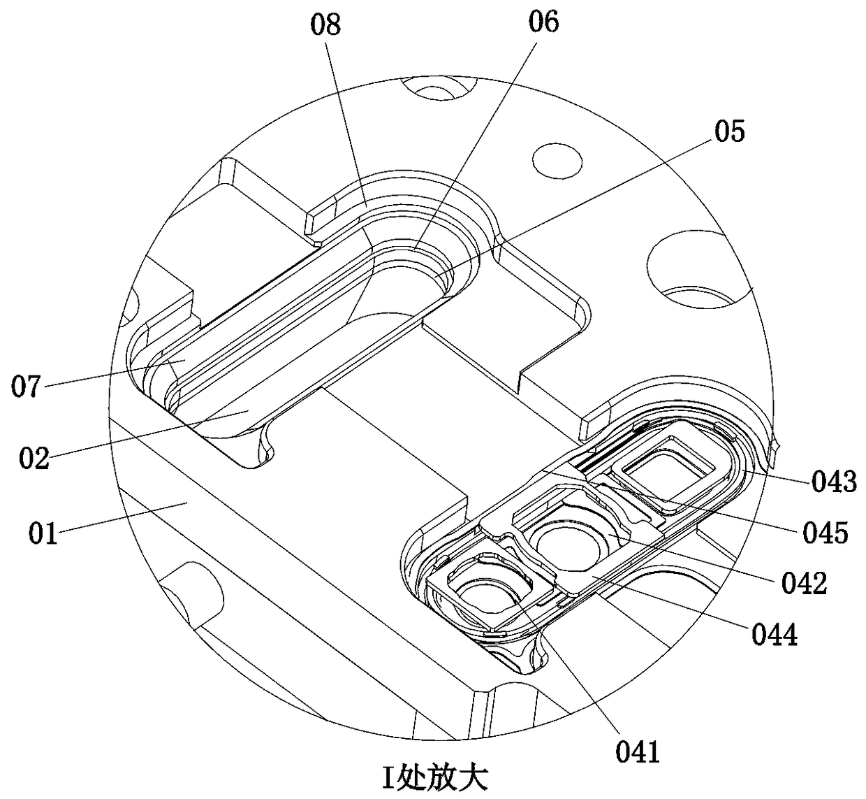 Mobile phone accessory automatic assembly positioning and adsorption supporting device and jig thereof