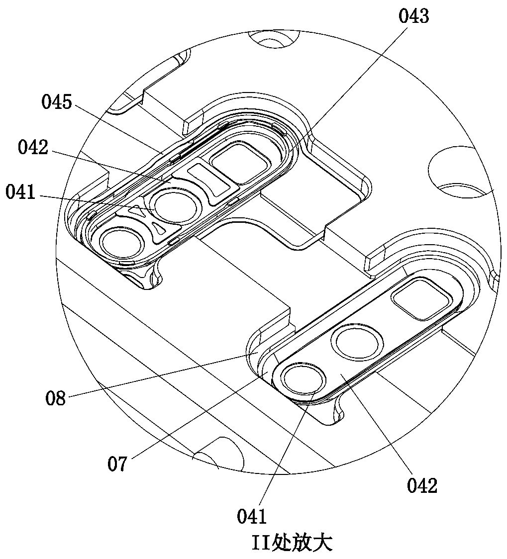 Mobile phone accessory automatic assembly positioning and adsorption supporting device and jig thereof