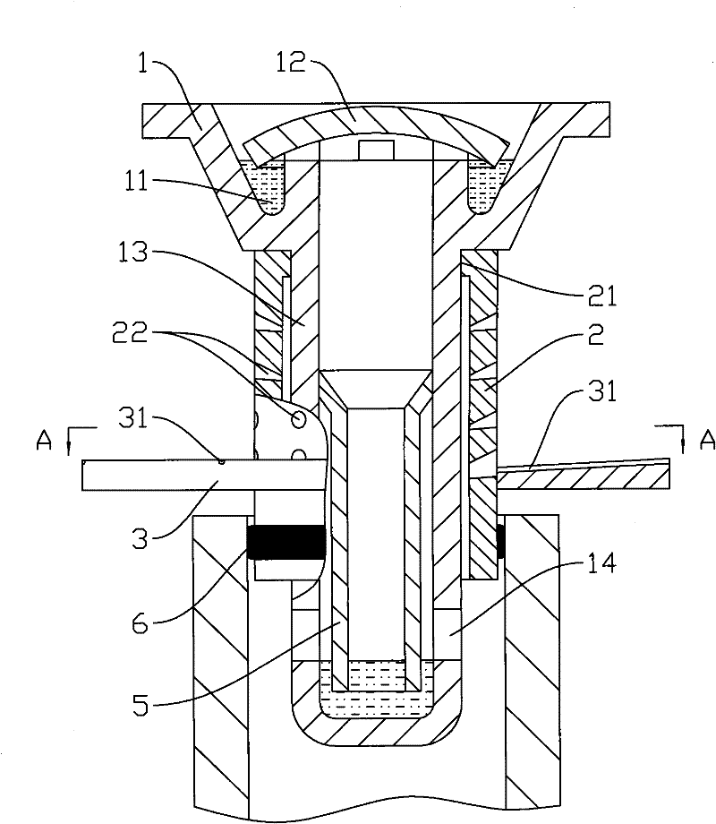 Deep-seepage deodorizing floor drain