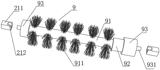 A transformer dust removal device