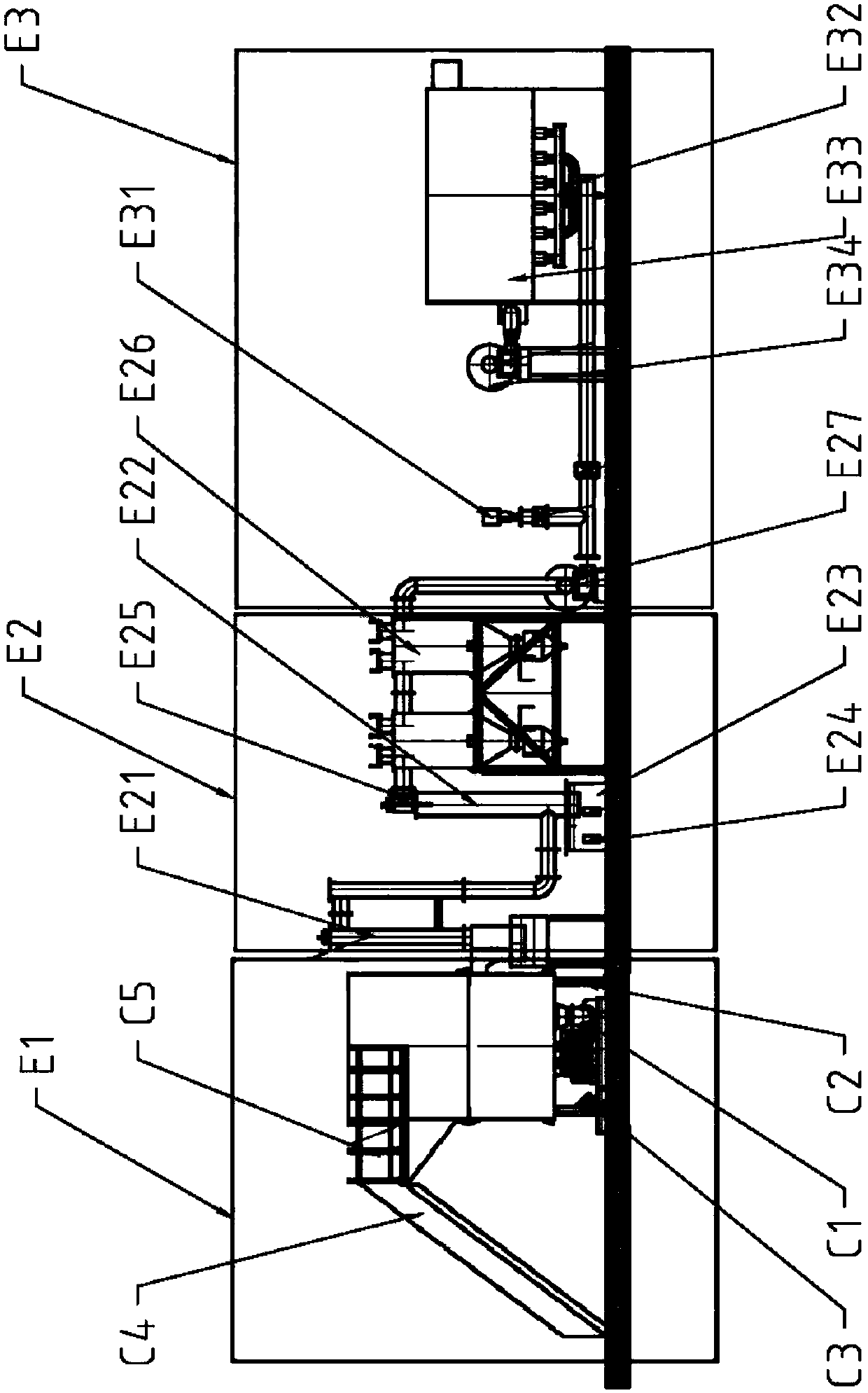 Paint slag pyrolysis process and its device