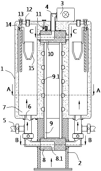 Sampling equipment for resin production based on polyesterification reaction