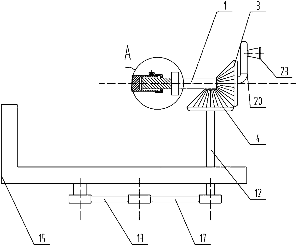 A grounding cable winding device