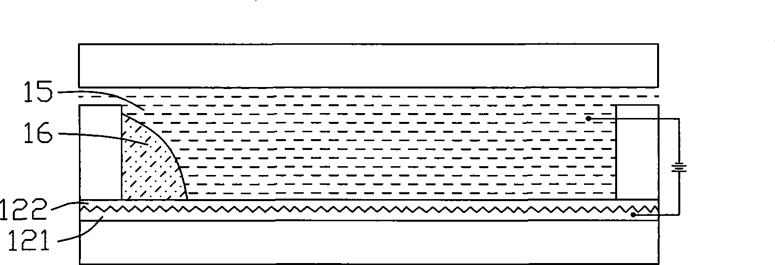 Thin-film transistor substrate, electric moistening type display apparatus method for manufacturing the thin-film transistor substrate