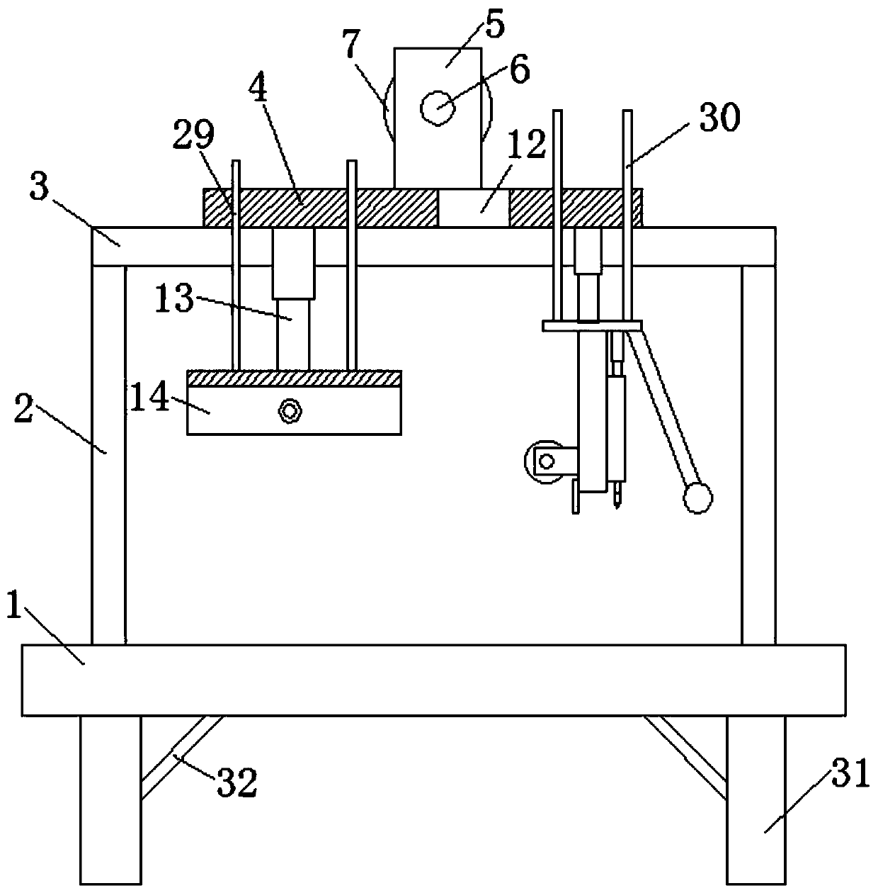 Box sealing and pasting mechanism for 3D printing consumable packaging