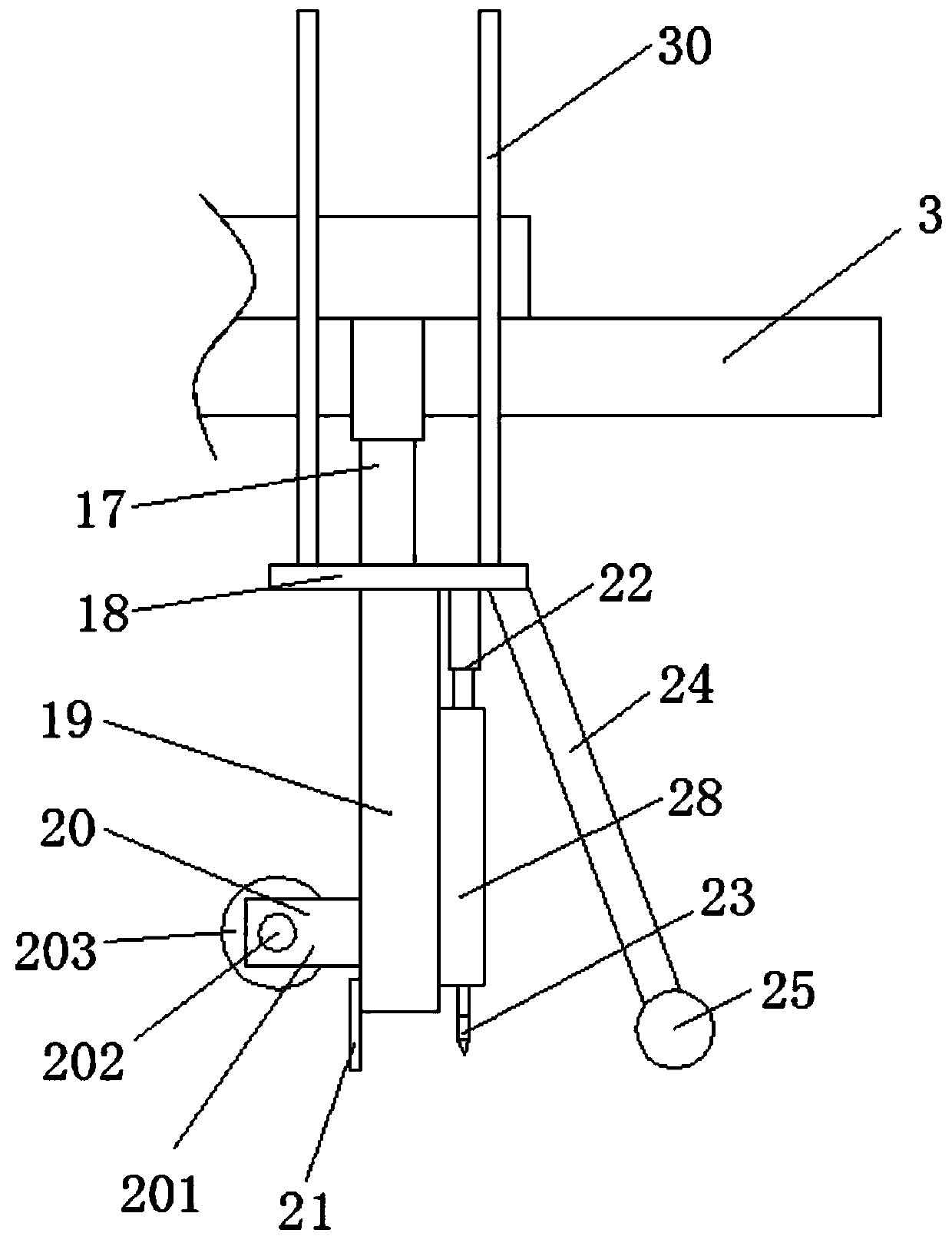 Box sealing and pasting mechanism for 3D printing consumable packaging