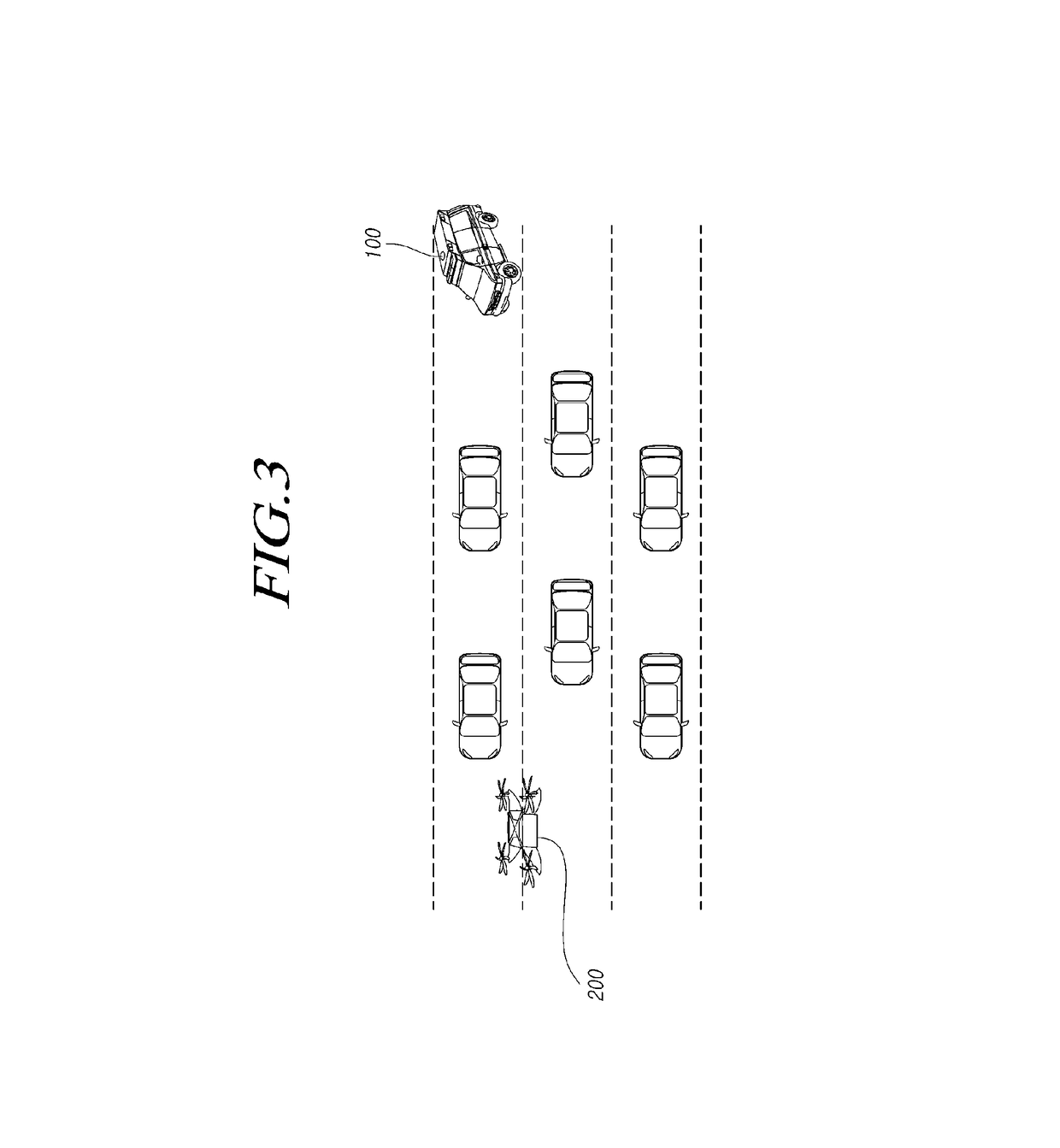 System for supporting emergency vehicle using drone