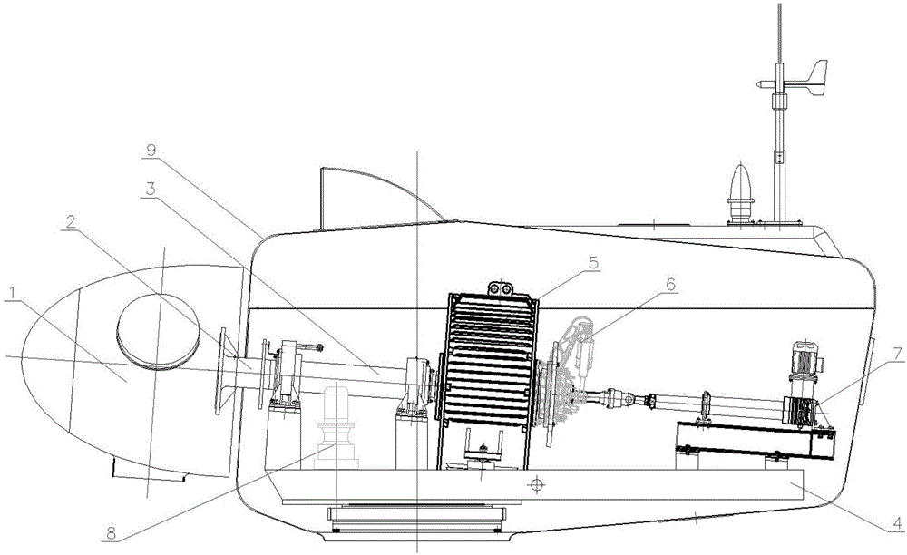 Middle-sized low-speed permanent magnetic direct drive wind turbine generator and parameter self-study control method thereof