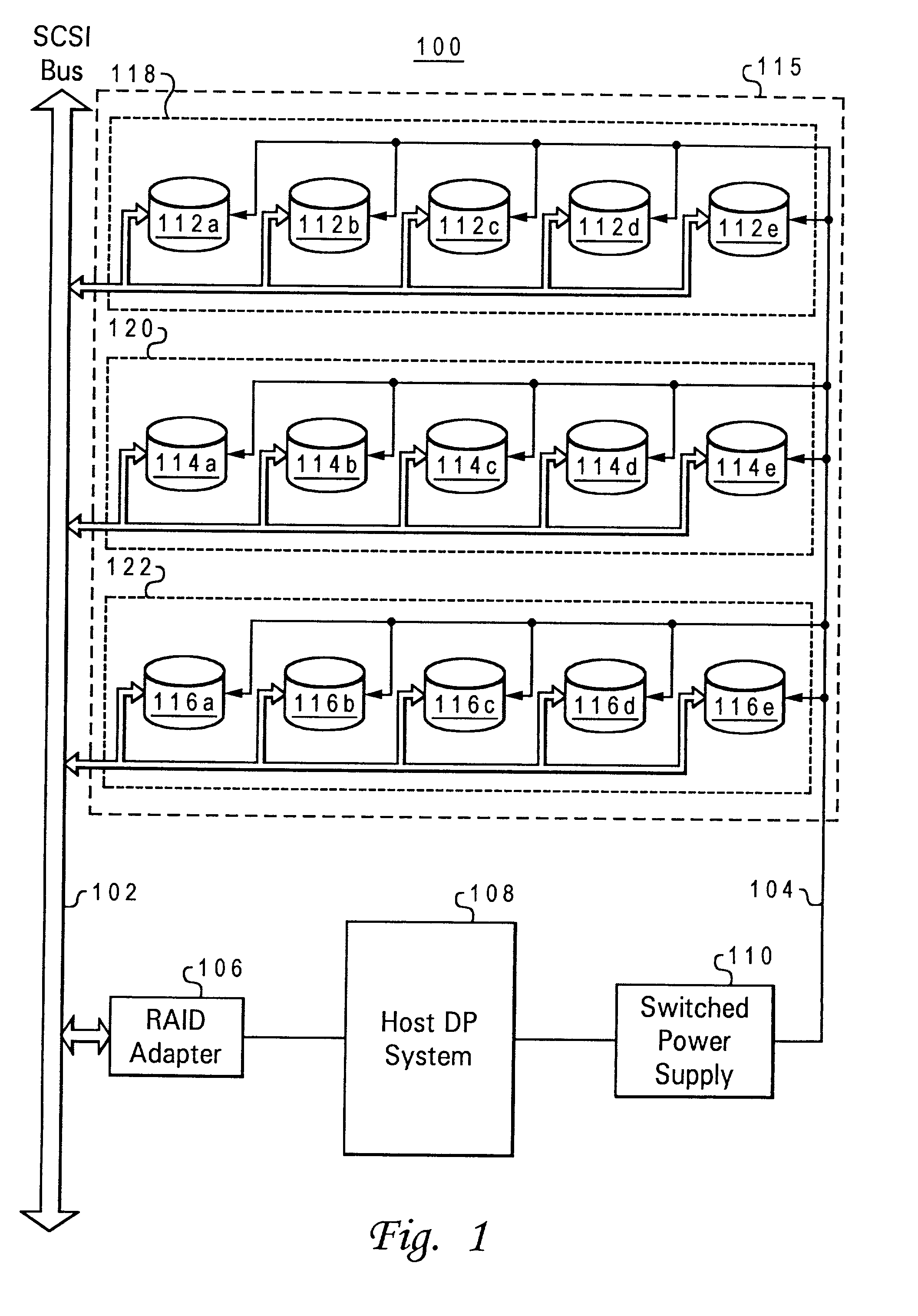 Adaptive startup policy for accelerating multi-disk array spin-up