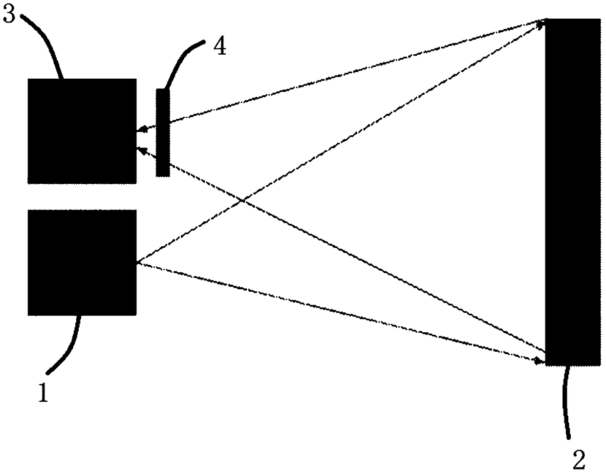 Method for measuring light obscuration of black smoke vehicle based on grey level of camera