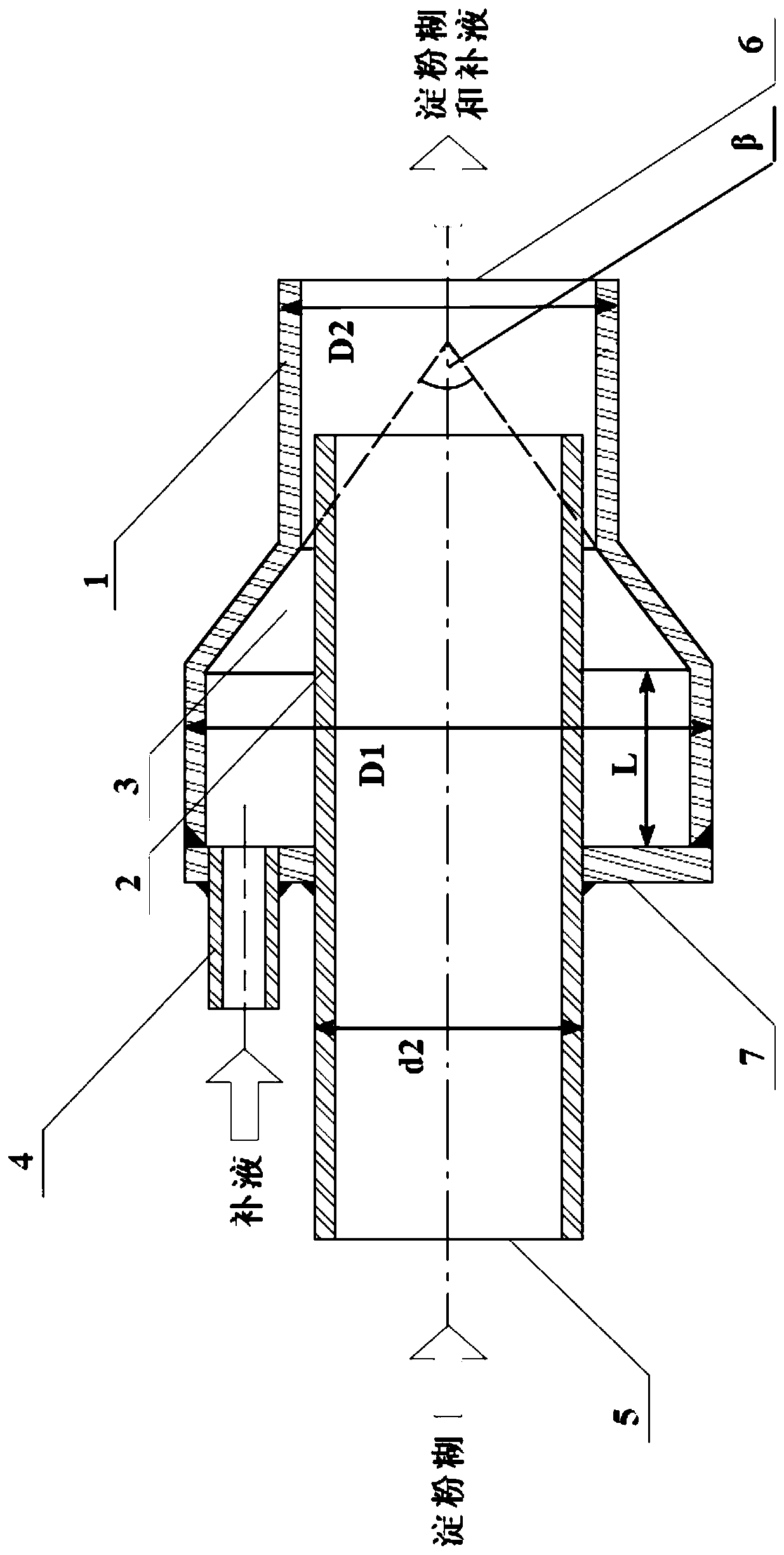 Fluid infusion machine, starch jet-cooking equipment, starch liquefaction device, and high-concentration starch milk jet-cooking and liquefying method