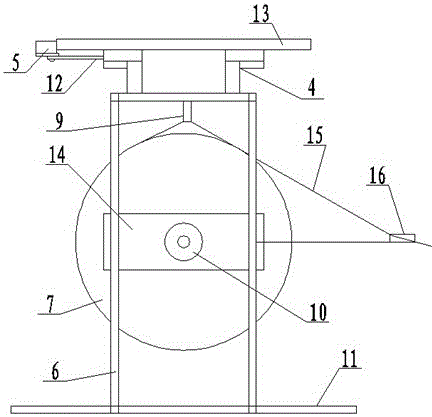 Pay-off frame for flight stringing