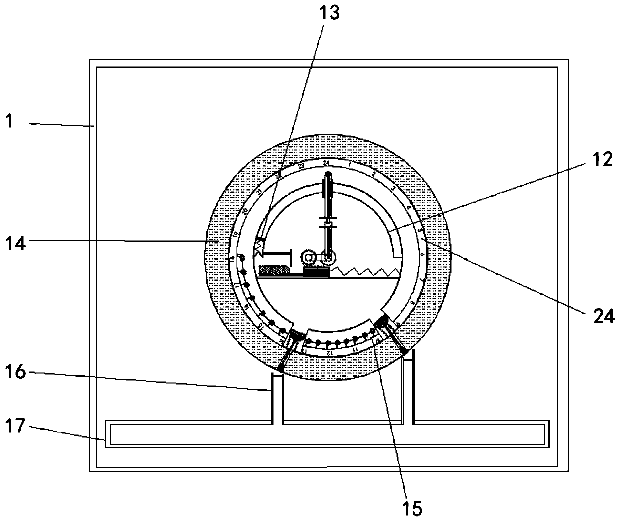 Agricultural greenhouse capable of controlling internal temperature change based on internet of things