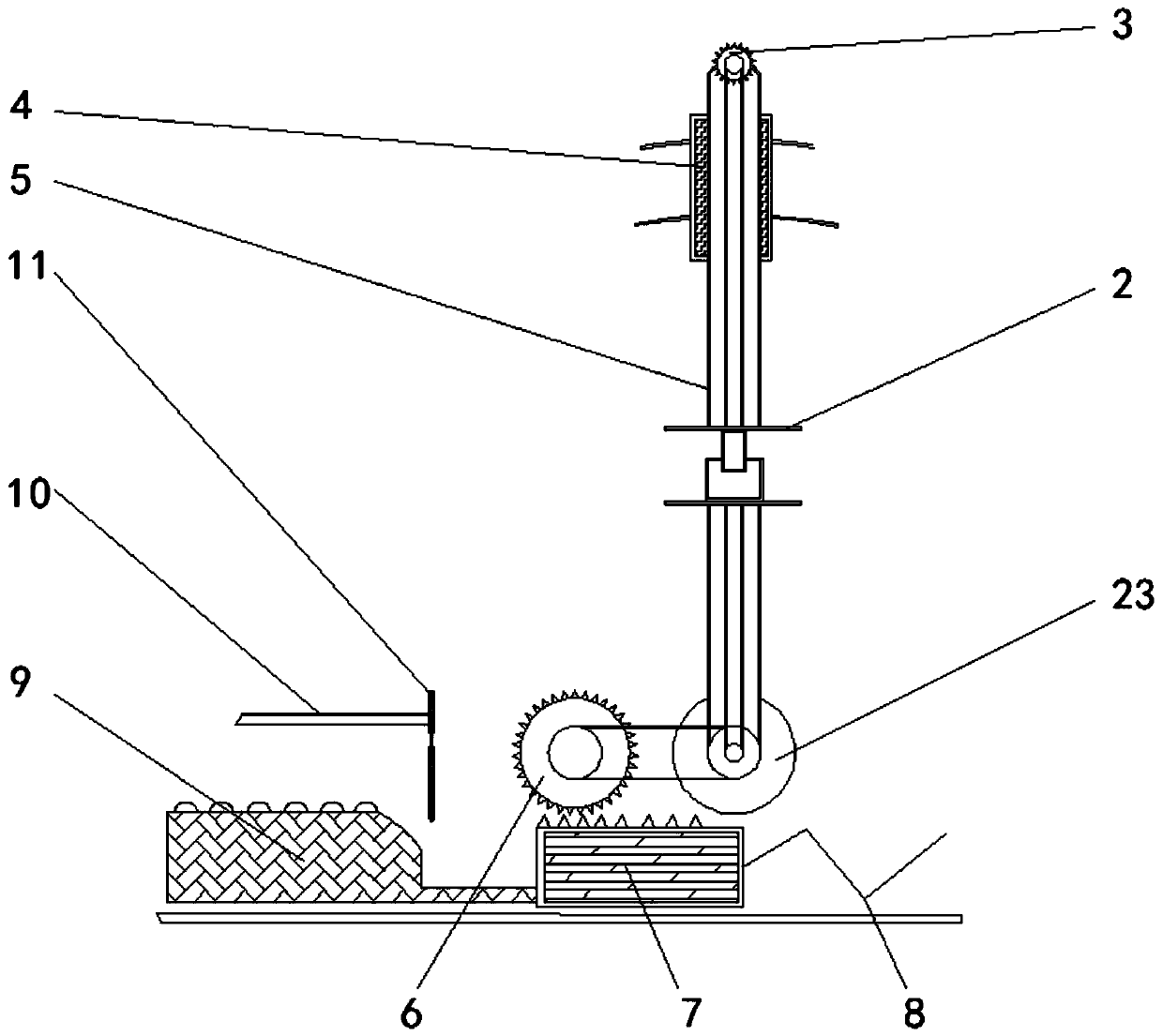 Agricultural greenhouse capable of controlling internal temperature change based on internet of things