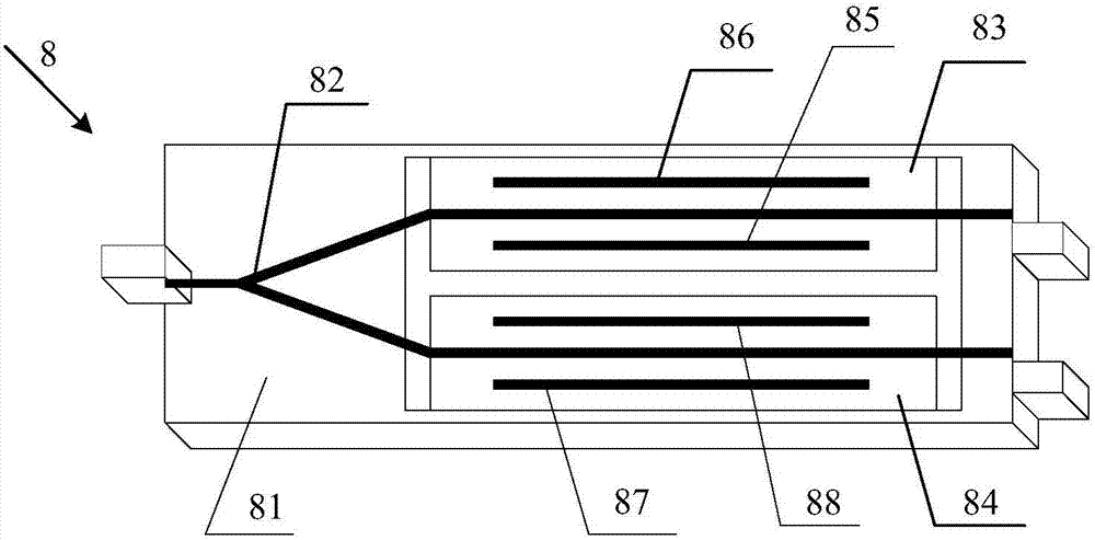 Y-shaped titanium diffused lithium niobate phase modulator and optical fiber current transformer