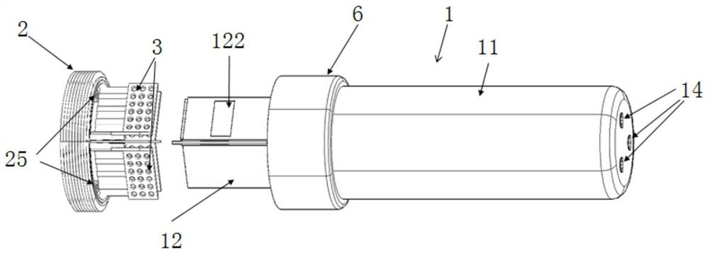 Water electrolysis hydrogen production device and application thereof