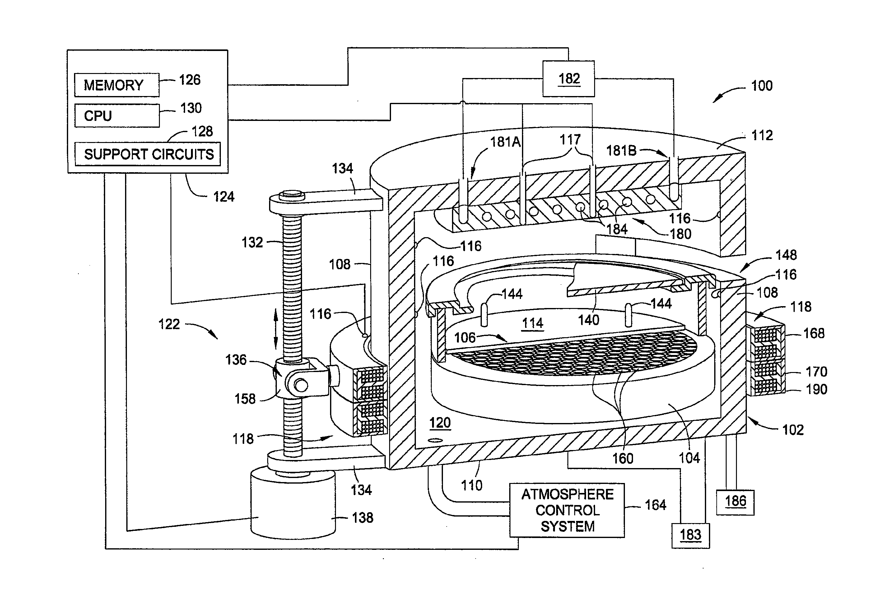 Rapid conductive cooling using a secondary process plane