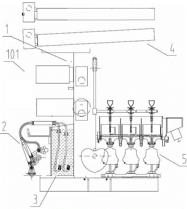 Suitable for spinning process of spinning machine with external winding device