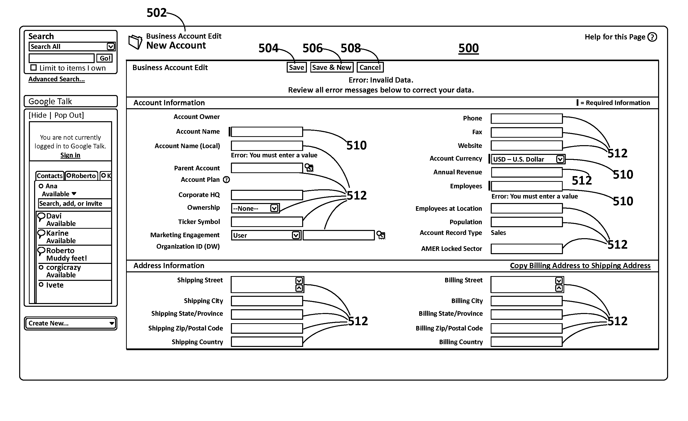 Method and system for providing simplified form filling in an on-demand service